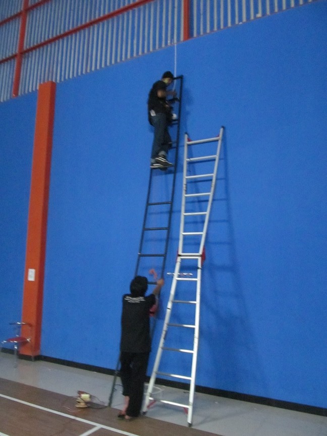 Pemasangan Cctv di Lapangan Futsal Garut GGSportCenter
