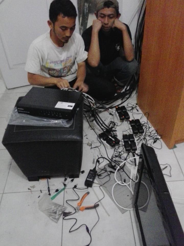 Pemasangan CCTV di Melly Garment Majalaya Kab Bandung